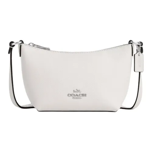 COACH Переработанная кожа Сумка через плечо Мини Женская Белая