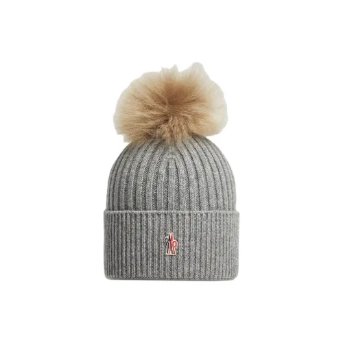 Moncler Shearling Beanies Женские Серый