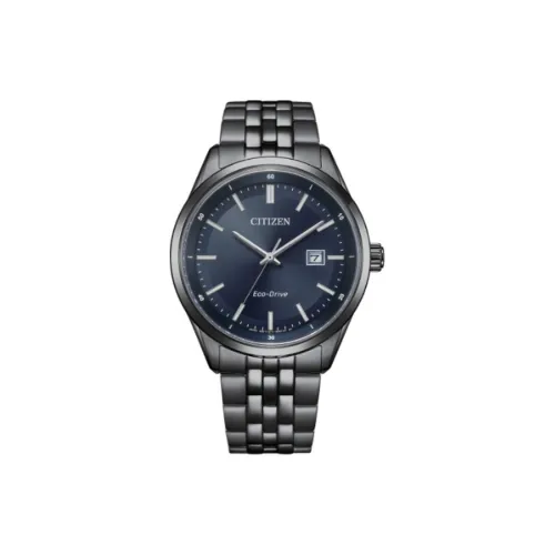 CITIZEN Ecology Drive Collection Светильник Кварцевый механизм Нержавеющая сталь Ремешок Часы Мужские Часы Синий циферблат