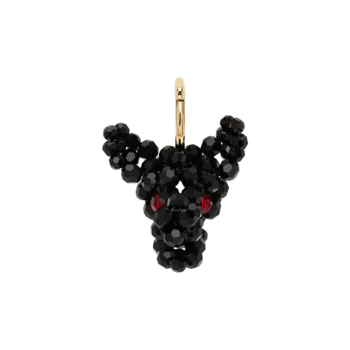 SIMONE ROCHA Серьги из стекла женские черные