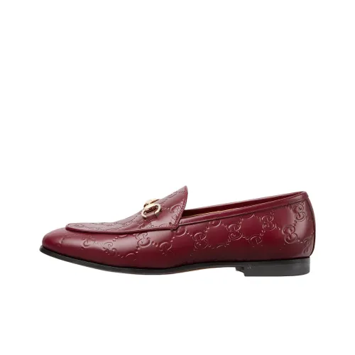 GUCCI Jordaan Лоферы Женские Красные