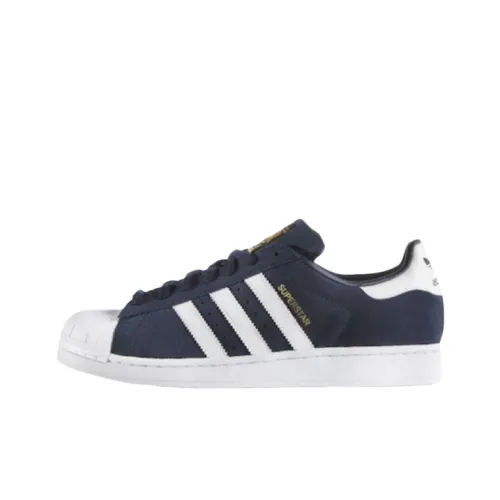 Adidas Originals SUPERSTAR Low Топ Скейтборд Кроссовки Унисекс Синий