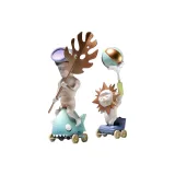 Сверкающий Термо Bond-Нежный Луна-Мальчик