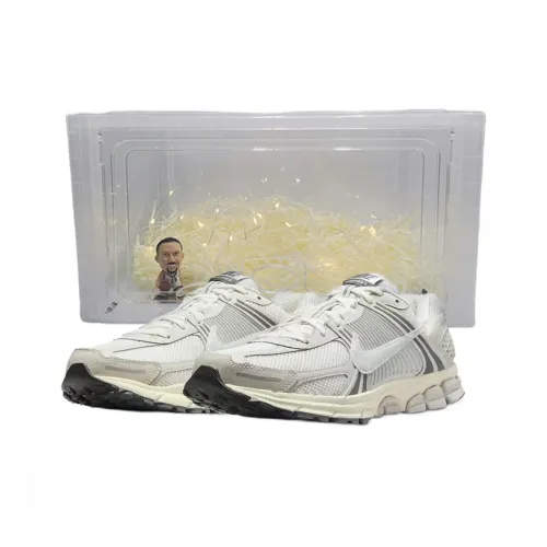 Nike Air Zoom Vomero 5 Дышащий Низкий Топ Zoom Air Технология Беговые кроссовки Унисекс Серый Черный