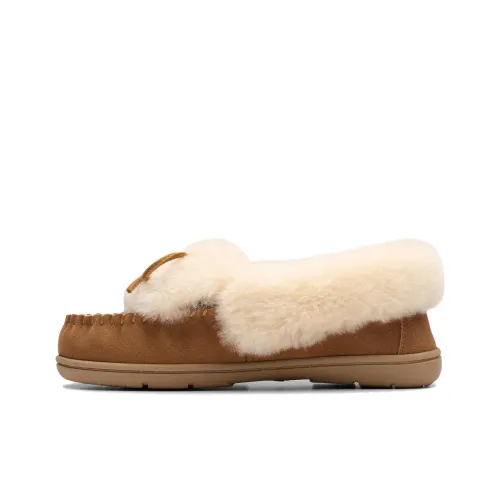 Clarks Roll Mocc Повседневная обувь Женская Коричневая