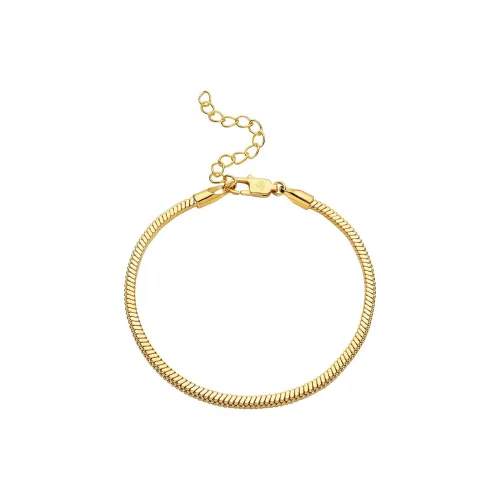 ICEGANG Браслеты из титанового стального сплава с покрытием из каратного золота унисекс золото