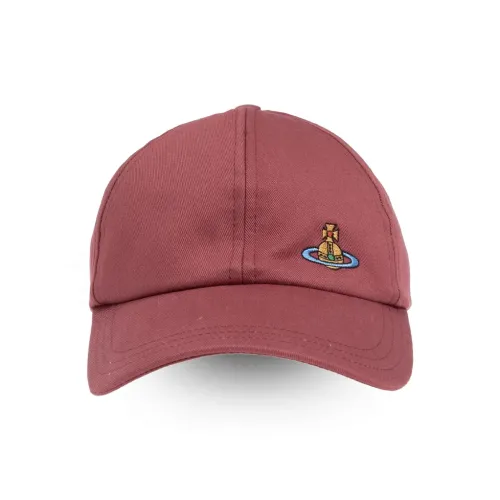 Vivienne Westwood Хлопковые кепки для детей красный
