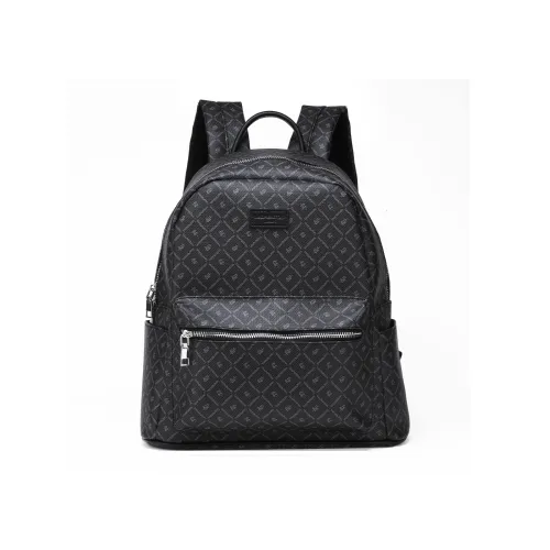 Old Man's Head ПВХ Поливинилхлорид Рюкзак Стандартный Унисекс Черный