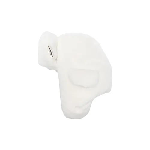 RUSLAN BAGINSKIY Полиэстер Шапки-ушанки Женские Белые