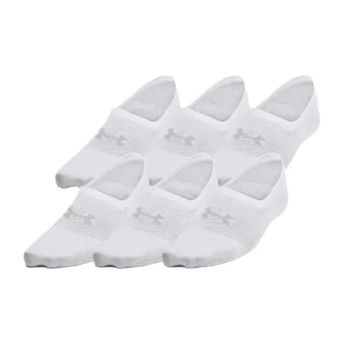 Under Armour Breathe 6 пар белых женских носков