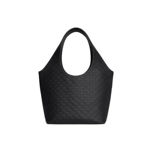 CELINE Triomphe Телячья кожа Тоут Сумка Сумка для покупок Сумка Женская Черная