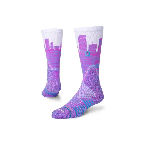 STANCE Белый Фиолетовый Мужской MID Носки до икры