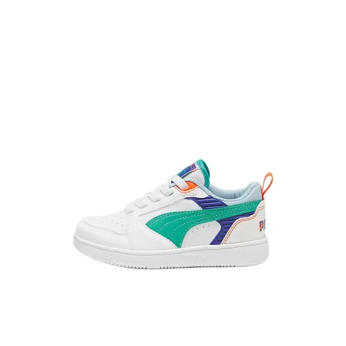 PUMA Rebound v6 Детская беговая обувь Низкий топ Белый Kids