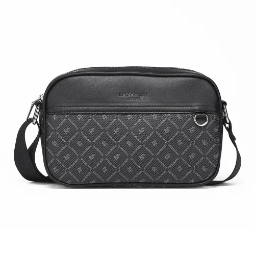 Old Man's Head ПВХ Сумка через плечо Маленькая Унисекс Черная