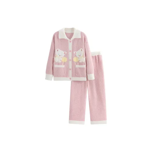 WANANNI Пижамный комплект женский розовый