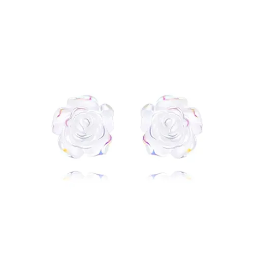 MUYAN Сплав Радужная Камелия Серьги-гвоздики Женские