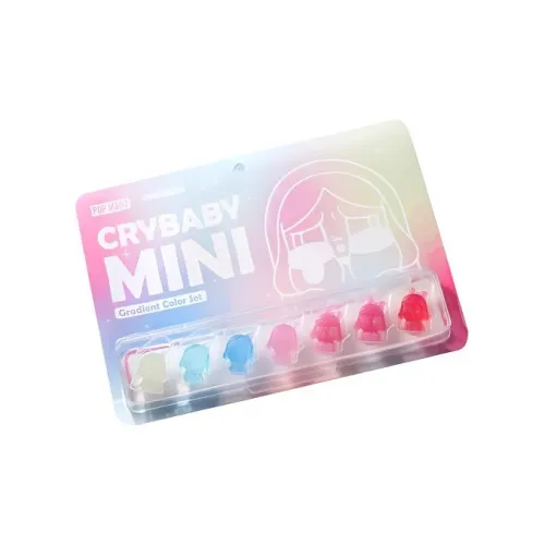 POP MART Коллаборация CRYBABY MINI DOLL Градиент Пузырьки Милый CRYBABY Мини Фигурка Trend Based Products