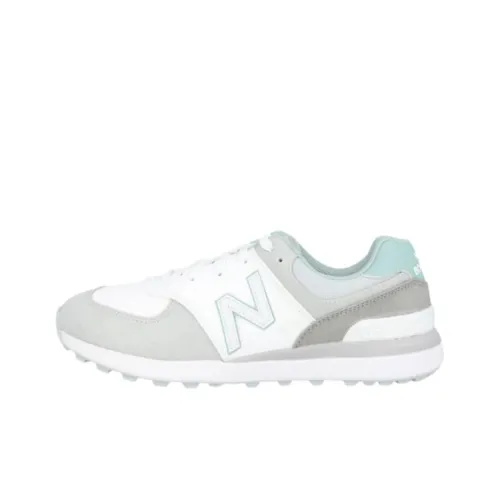 New Balance NB 574 Low Топ Обувь для гольфа Женская Белая Серая