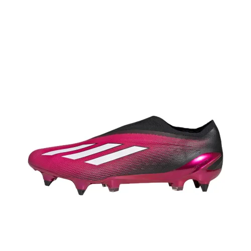 Adidas X Speedportal Slip-resistant Abrasion-resistant Football Cleats Unisex Dark Pink Адидас X Speedportal Противоскользящие Устойчивые к истиранию Футбольные бутсы Унисекс Темно-розовый
