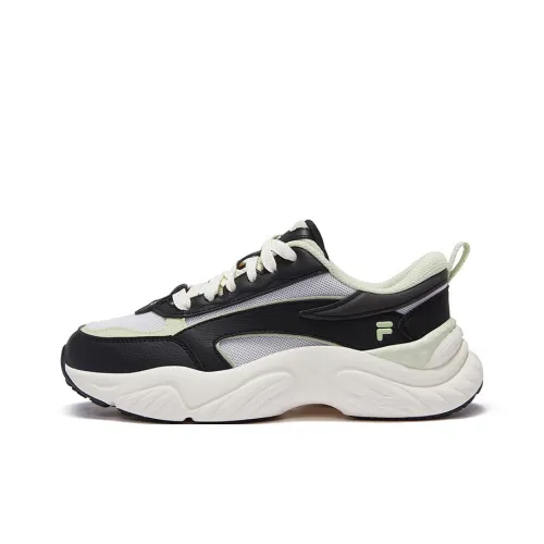 FILA FUSION Conch Dx Conch Shoes Устойчивые к истиранию Низкий Топ Повседневная обувь Женская Серый Зеленый