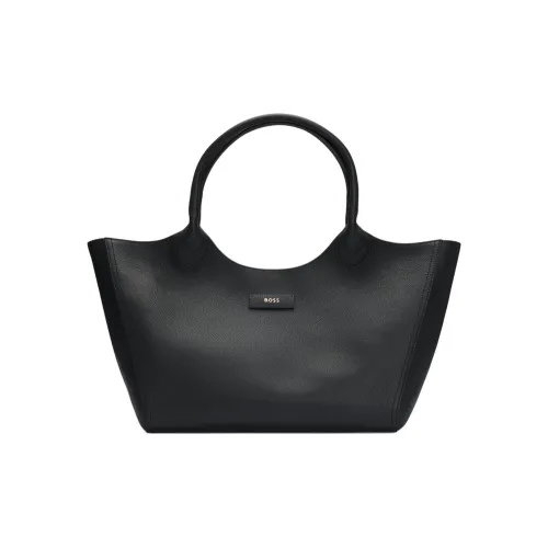 Hugo Boss Коровья кожа Тоут Сумка Сумка для покупок Сумка Женская Черная