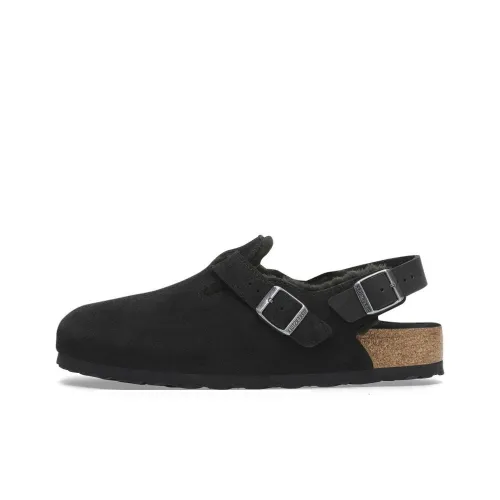 Birkenstock Tokio Shearling Повседневный Низкий Топ Черный Унисекс