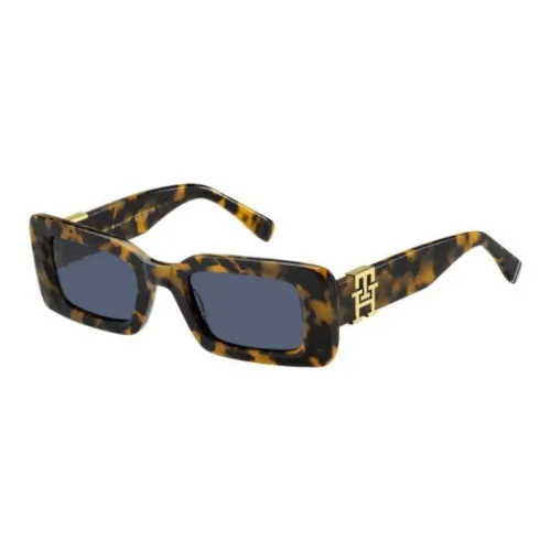 Tommy Hilfiger Ацетатные квадратные солнцезащитные очки унисекс золотые