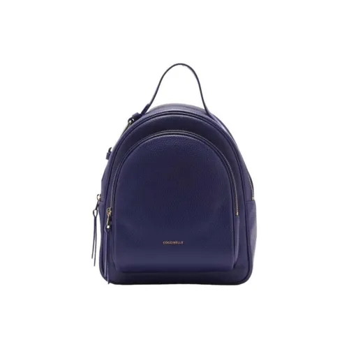 COCCINELLE Leather Backpack Women's Royal Blue COCCINELLE Кожа Рюкзак Женские Королевский Синий