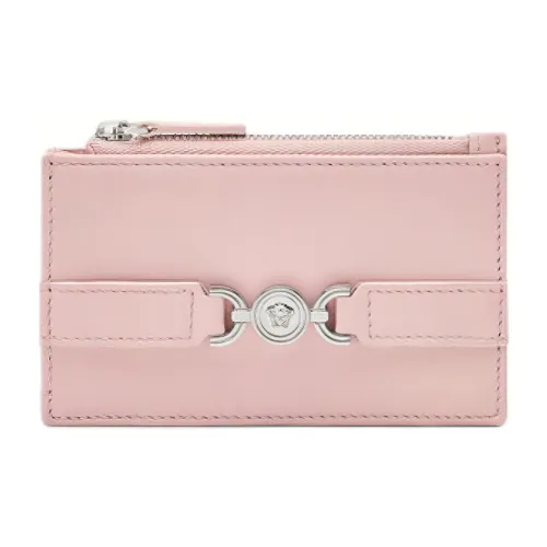 FANSIZHE Medusa '95 Коровья кожа Держатель для карт Женский Светло-розовый Красный