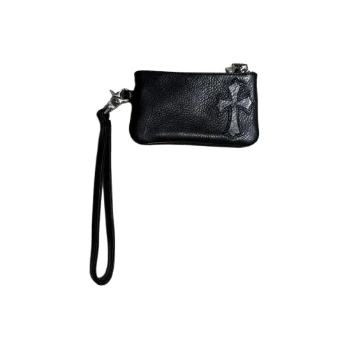 Chrome Hearts Кожа Монета Кошелек Женские Черный