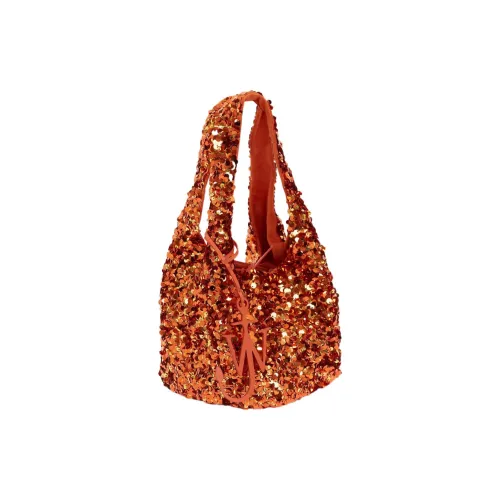 JW Anderson кожаная сумка через плечо мини женская оранжевая