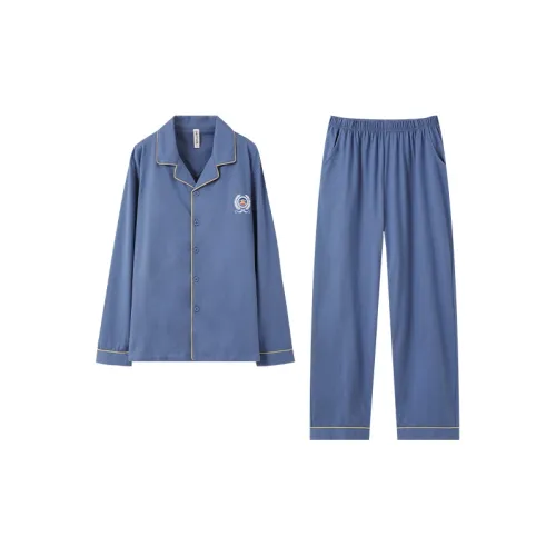 PAUL FRANK Пижамный комплект Мужской Деним Синий