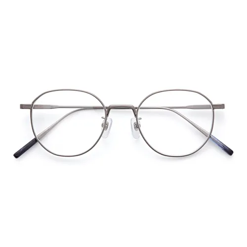Fakeme Металл Круглые Оправы для Очков Унисекс Серебряный