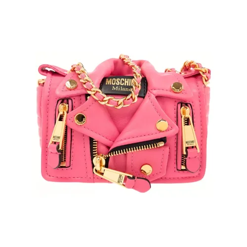 MOSCHINO Сумка через плечо из кожи сумка на плечо женская розовая