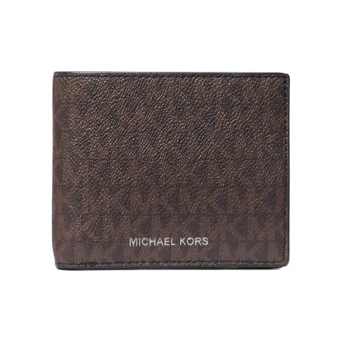 MICHAEL KORS MK Cooper Artificial Leather Wallet Medium Men's Dark Brown