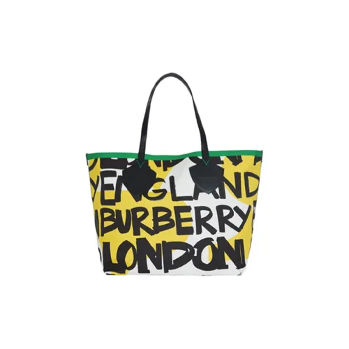 Burberry Коровья кожа Сумка Женская Черная Желтая Белая