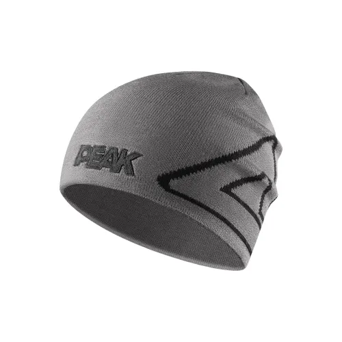 PEAK Акриловые шапки-бини унисекс серого цвета
