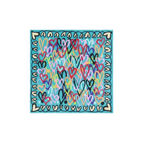 Bimba Y Lola Переработанный полиэстер Шелковые шарфы для женщин Синий