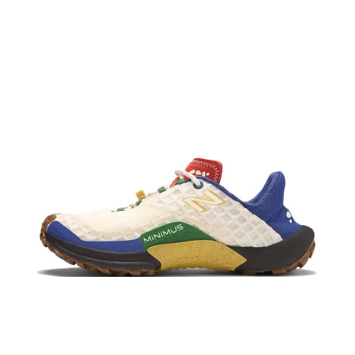 New Balance Minimus Trail Беговые кроссовки Низкий верх Бежевый Синий Унисекс
