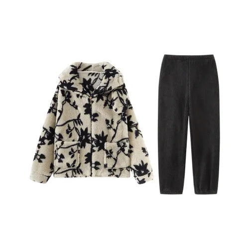 Yiwu Цвет Пижамный Комплект Женский Бежевый