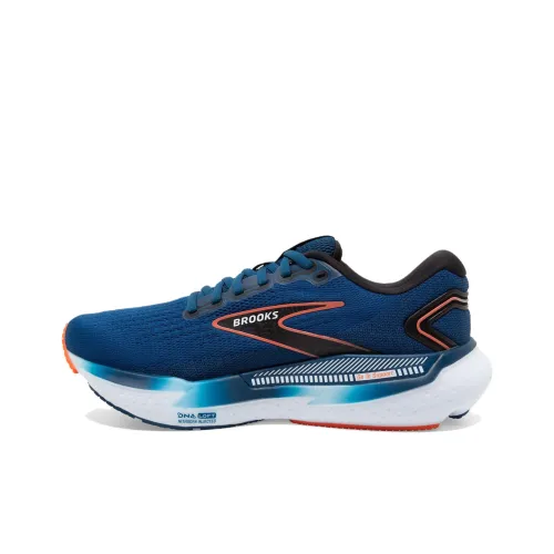 Brooks Slip-resistant Abrasion-resistant Low-top Беговые кроссовки Мужские Blue