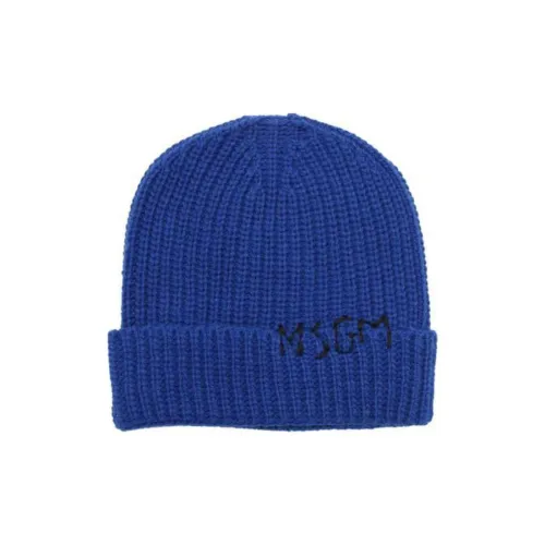 MSGM Вязаные шарфы из полиакрилонитрила для детей синий