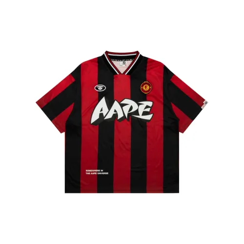 Aape FW24 T Рубашка Мужская Красная Черная