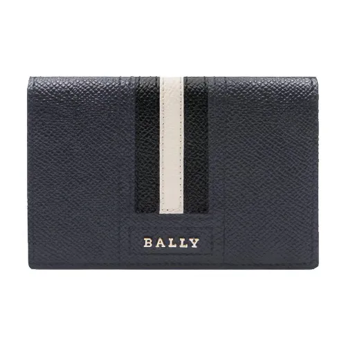 BALLY Кожа 3 в 1 Кошелек Держатель для карт Кошелек для монет Мужской Жадеит Синий