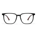 Яркий черный, текстура древесного зерна, ножки