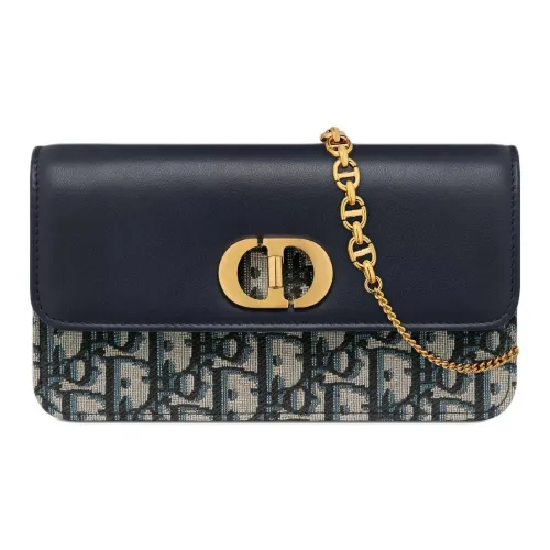 DIOR Miss Caro Хлопок Сумка Сумка через плечо Стандартная Женская Синяя