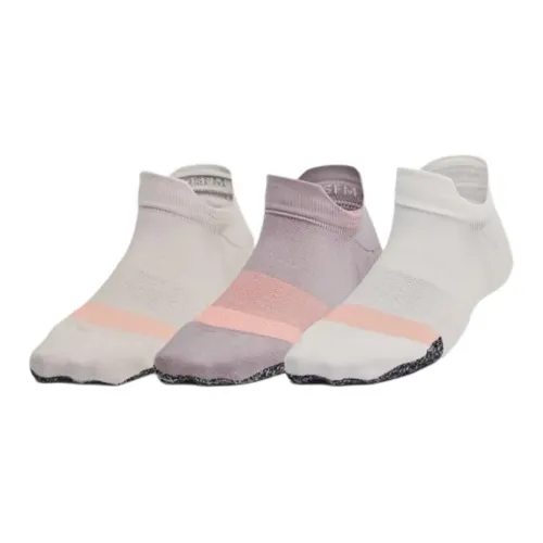 Under Armour Breathe 3 шт Серый+Белый+Розовый Женские носки