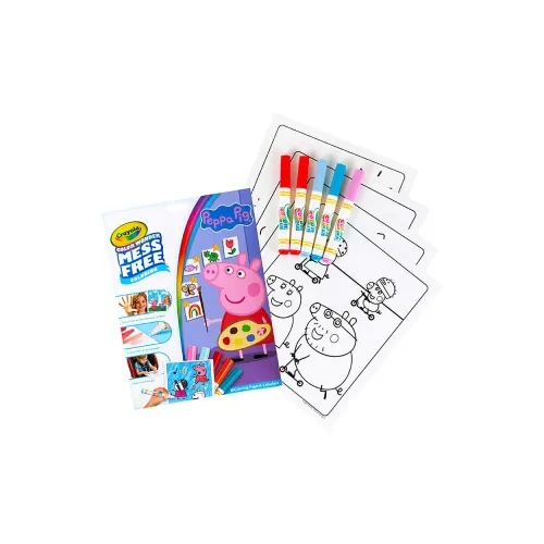 CRAYOLA Волшебный Цвет Раскрывающий Рисование Книга Peppa Pig Окрасить Wa Красный Набор для Рисования Игрушки