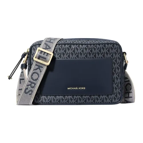 MICHAEL KORS Jet Set Полиэстер Сумка через плечо Большая Женская Морской Синий