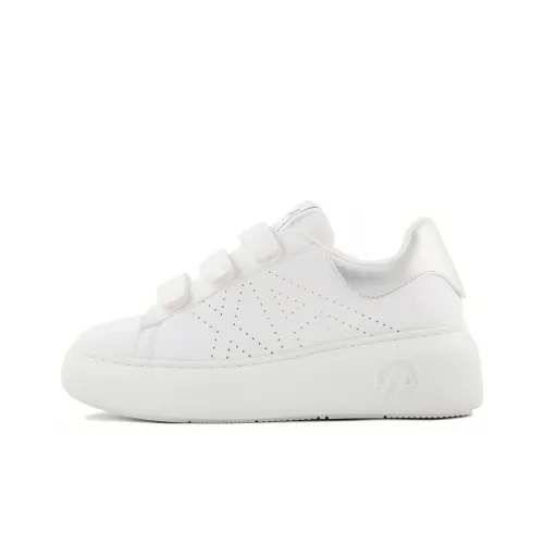 ARMANI EXCHANGEAE Низкие Кроссовки для скейтбординга Женские Белые